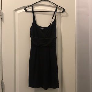 Black mini dress